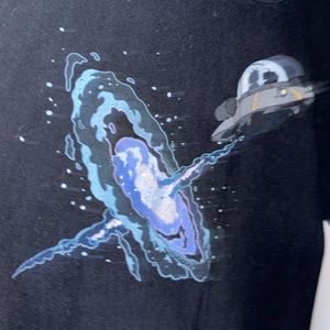 EUC Rick & Morty t shirt brand unknown and no tags no holes no loose strings